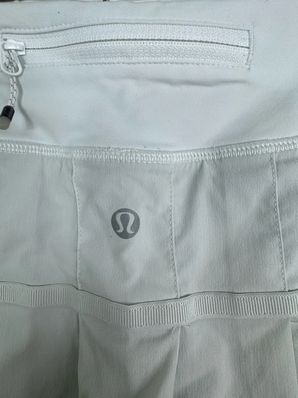 Lululemon White Tennis Skort 4 Athletic Running Golf Sports Skirt Outdoor Summer
